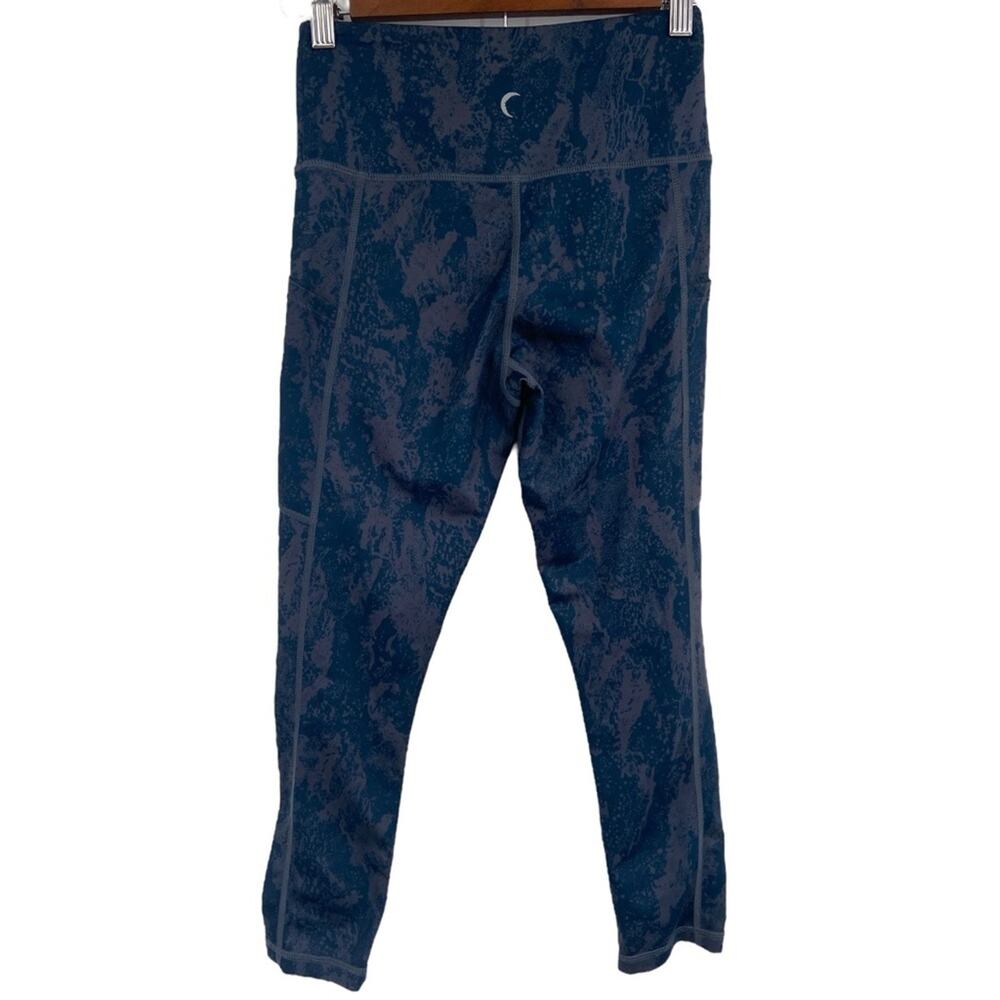 ZYIA Active Cropped Leggings‎ Pockets Blue Size 2 - Picture 3 of 5